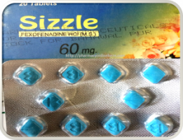 Sizzle Tablets Fexofenadine HCL 60 MG Use Dosage Side Effects Benefits Formula Ingredients Price
