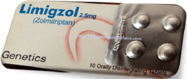 Limigzol Tablets Zolmitriptan 2.5 MG Medicine Uses Dosage Side Effects Price