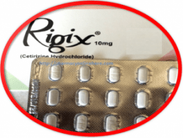 Rigix Tablets Cetirizine HCL Uses Dosage Side Effects Price Details