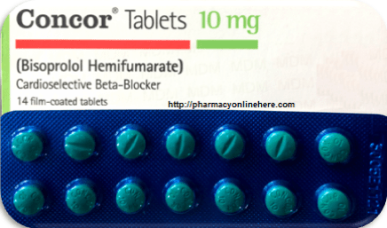 Concor Tablets (Bisoprolol) 2.5 MG 5MG 10MG Uses Dosage Side Effects Price