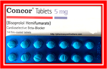Concor Tablets (Bisoprolol) 2.5 MG 5MG 10MG Uses Dosage Side Effects Price
