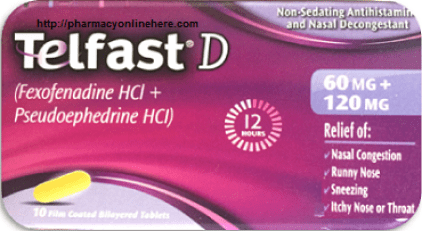 Telfast Tablets Fexofenadine 60MG 120MG 180MG Uses Dosage Side Effects Price