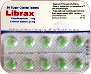 Librax Tablets Chloridiazepoxide + Clidinium Bromide Uses Dosage Side Effects