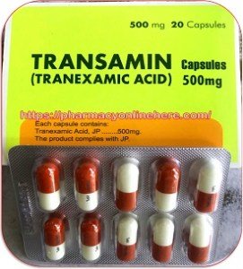 Transamin Tablets 250MG 500MG Capsules Injection Syrup Uses Dosage Side Effects Price