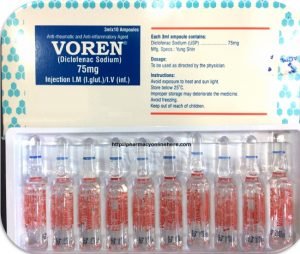 Voren Tablets Injection Uses Dosage Side Effects