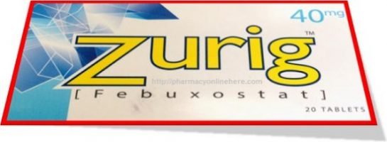 Zurig Tablets (Febuxostat) 40 MG, 80 MG Uses, Dosage, Side Effects Benefits Formula Ingredient Price Details