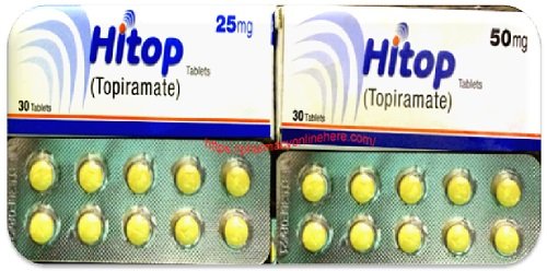 Hitop Tablet (Topiramate) 25 MG 50 MG Uses Dosage Side Effects Benefits Formula Ingredients Price Details